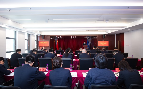 乐投平台召开党委理论学习中心组（扩大）三月学习会暨党支部书记述职评议会